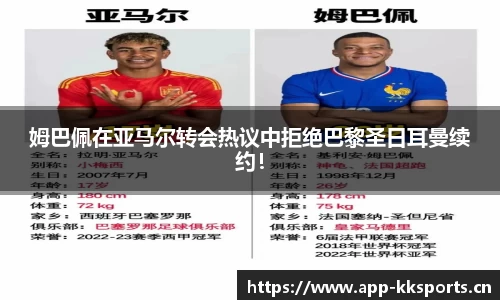 姆巴佩在亚马尔转会热议中拒绝巴黎圣日耳曼续约！